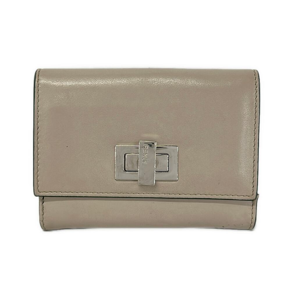 Fendi Bifold Wallet 8M0359 Beige Bordeaux